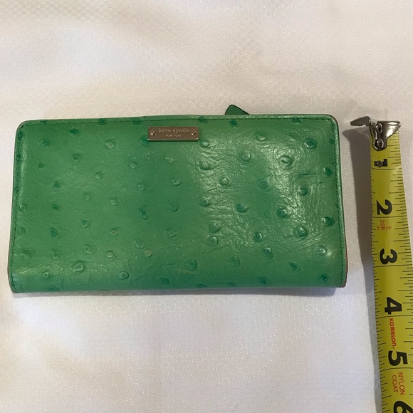 Bundle Kate Spade Wallets Color Burgundy and Green - Picture 9 of 10